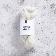 Svensk Ull 2 tr 100g Pure White