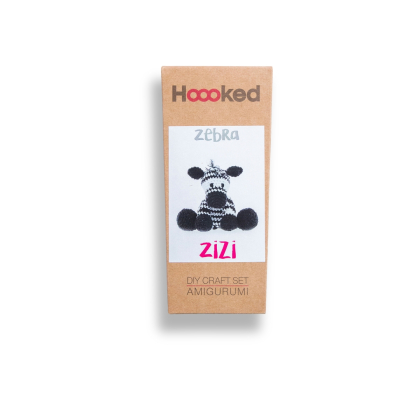 DIY Crochet Kit Zebra Zizi Eco Barbante