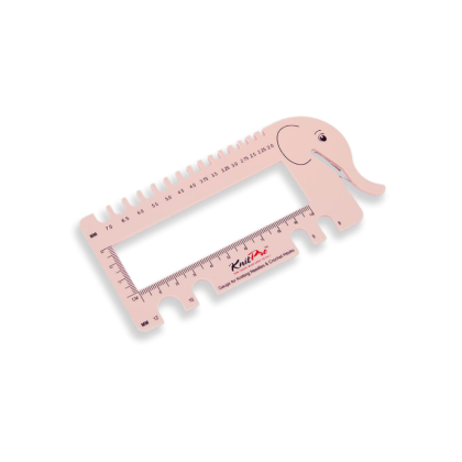 Breinaaldenmeter met garensnijder - Roze