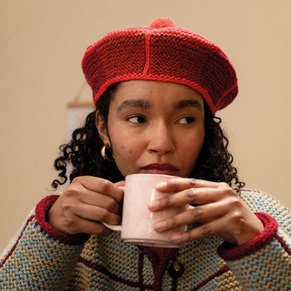 Thistle Thorn Beret - geruite baret