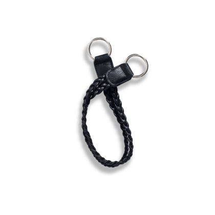 Handvat dubbel gevlochten - Zwart