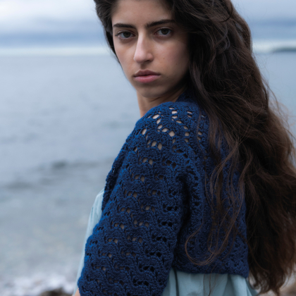 Våg - gehaakte schouderwarmer