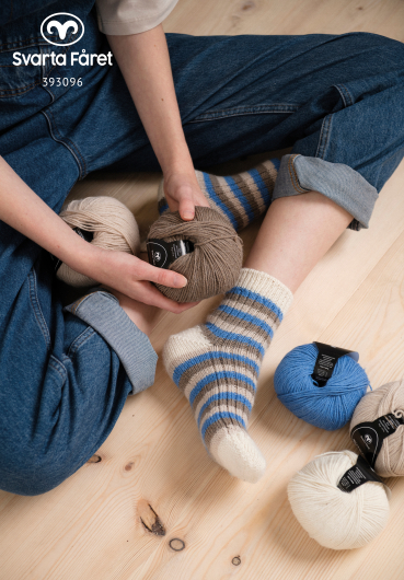 Randres - gestreepte sokken