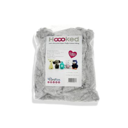 100% gerecycled vulling, katoen - Cloud