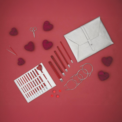 KnitPro Amore - Set met tunische haaknaalden