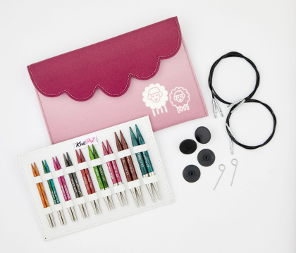 KnitPro Dreamz Deluxe - Set met naaldpunten (9 stuks, 10 cm lang)