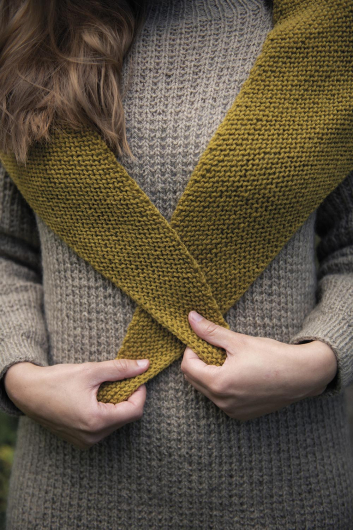 Vittra - recht gebreide sjaal