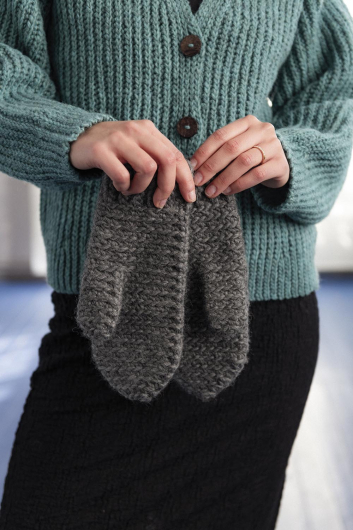 Konstnär - gehaakte wanten