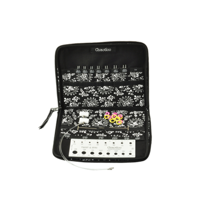 ChiaoGoo SPIN Bamboo Small - Set med ändstickor (7 par, 10 cm)