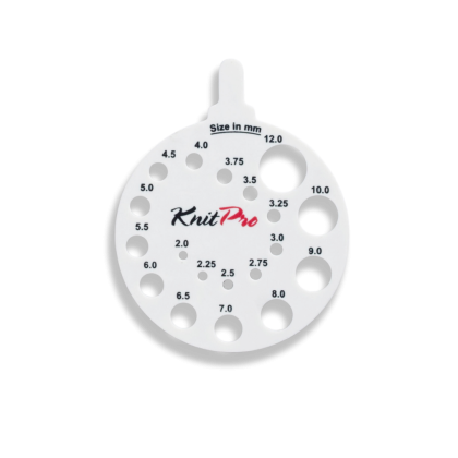 Breinaaldenmeter rond - wit