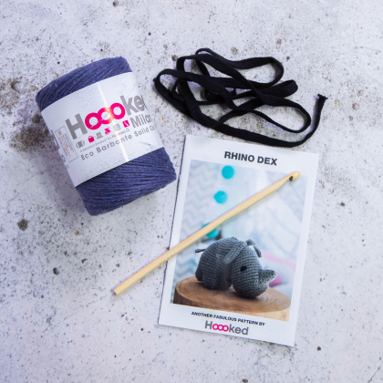 Amigurumi haakkit voor een neushoorn