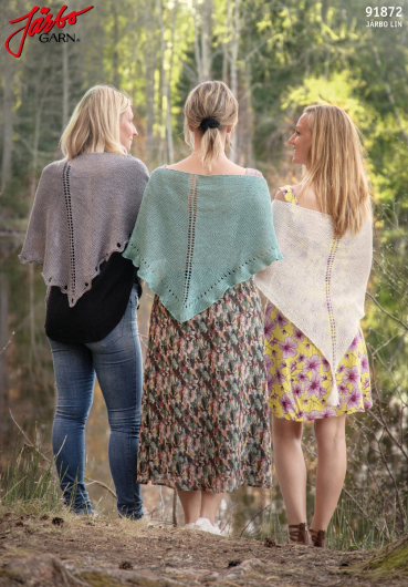 Drie zussen sjaals: 1 sjaal met drie verschillende randen