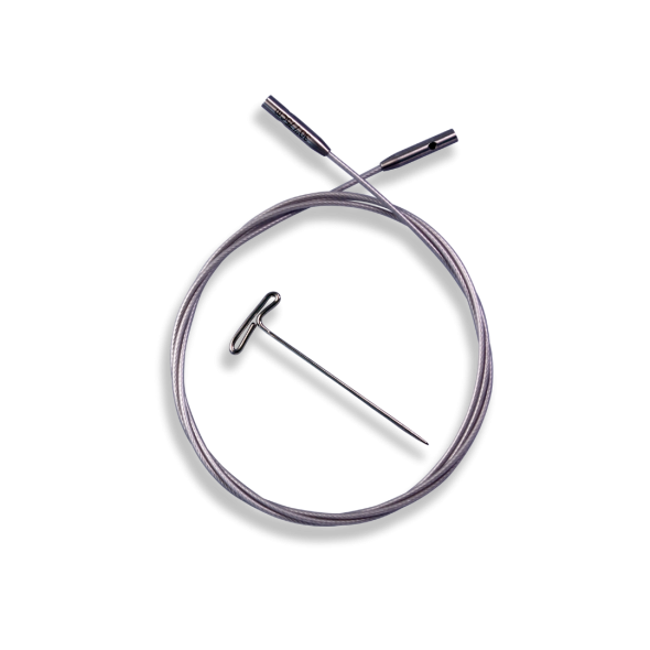 ChiaoGoo SWIV360™ Zilver - Kabel voor eindnaalden