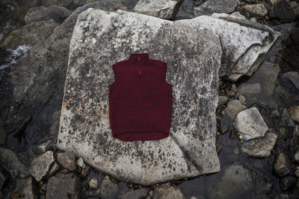 Glaciär – väst med dragkedja, herr