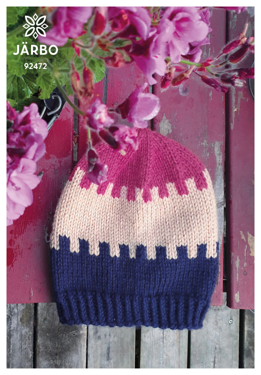 92472 Pusselbitar' - makkelijk gebreide muts voor groot en klein