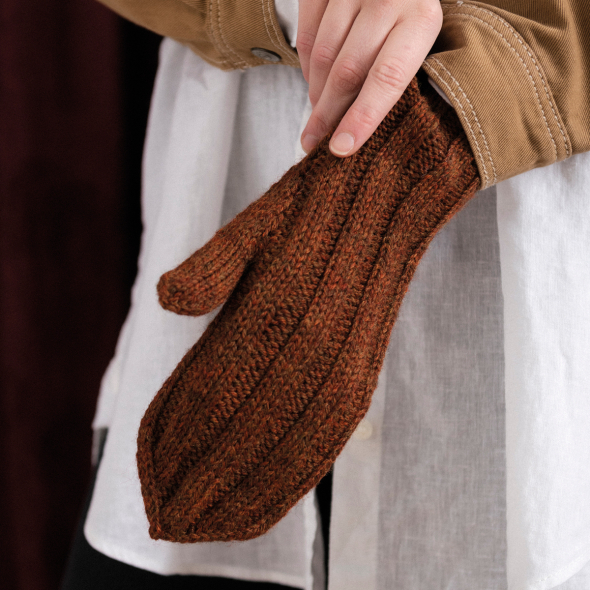 Verona - geribbelde wanten