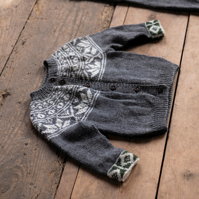 Malm - babyvest met binge patroon