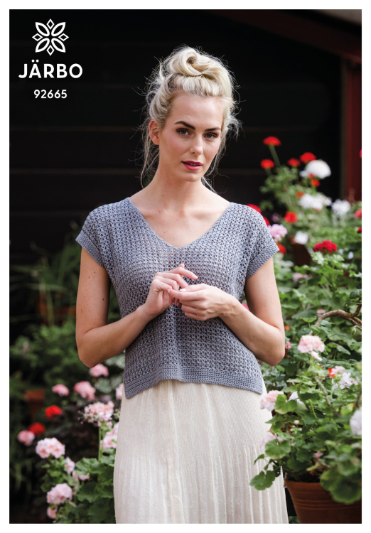 Rosenmalva – Gehaakte zomertop