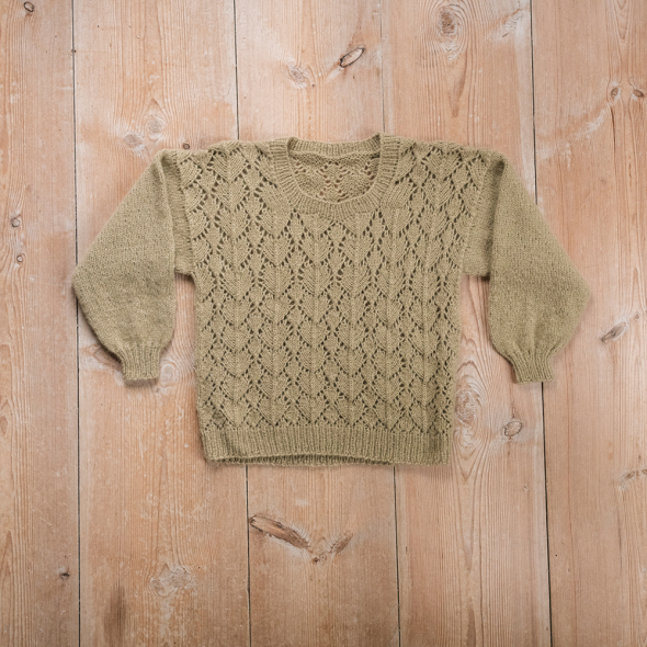 Vila - trui met kantpatroon