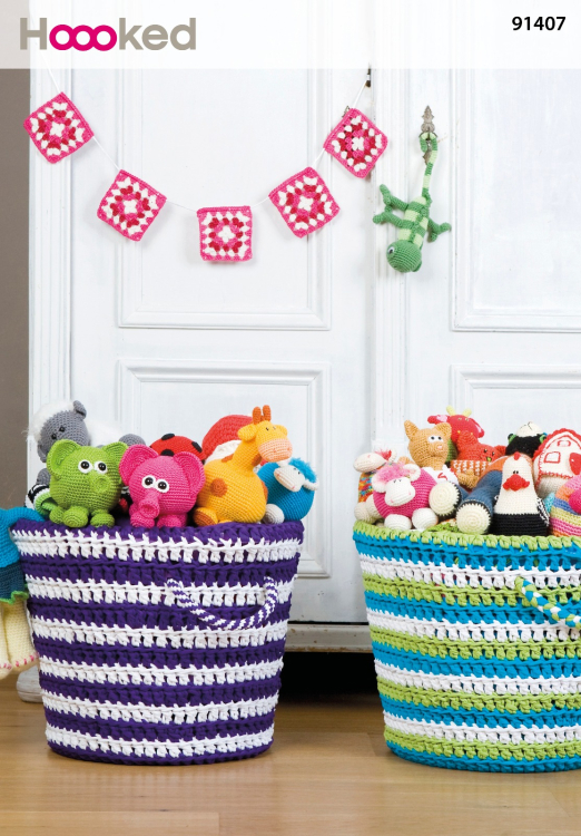 Gehaakt opbergmandje