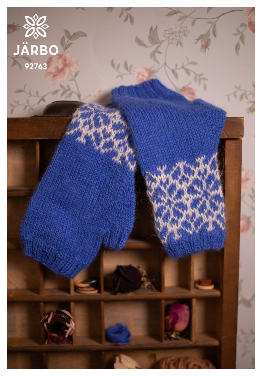 Vårbukett - halve wanten