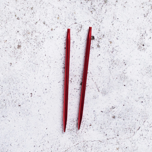 Rode naaldpunten deluxe set