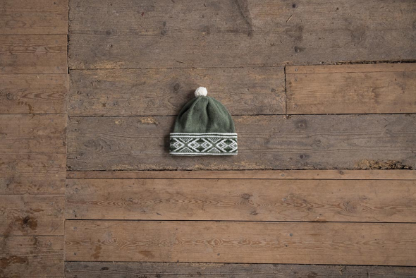 Skrå - kindermuts met bingepatroon