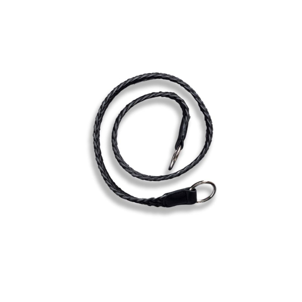 Handvat gevlochten XL - Zwart