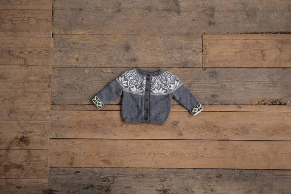 Malm - babyvest met binge patroon
