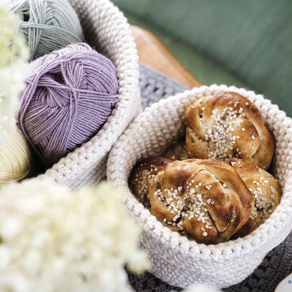 Vanilj – Gehaakt mandje