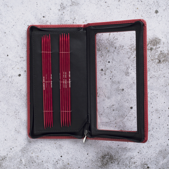 Rode sokkennaalden set