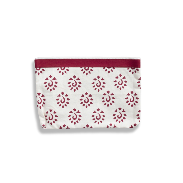 Tas met rits - Groot rood