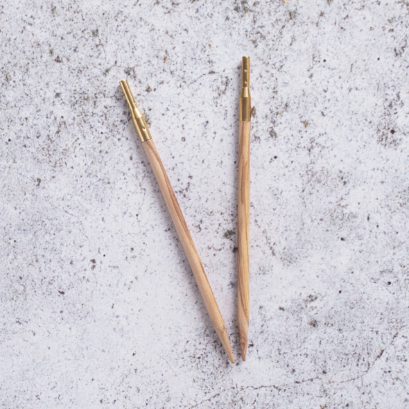 Naaldpunten Olijfhout Set 