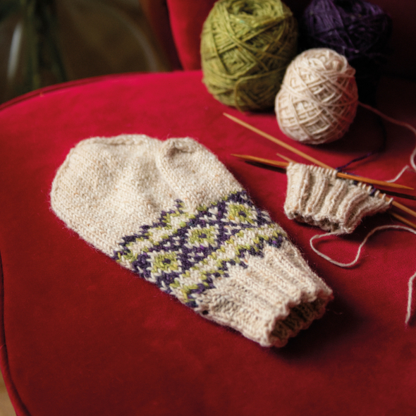 Gardenia- patroongebreide wanten