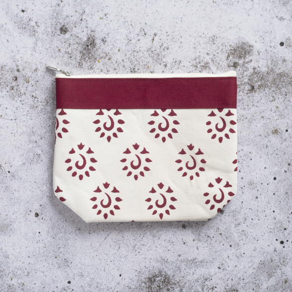 Tas met rits - XL rood