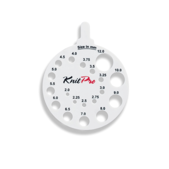 Breinaaldenmeter rond - wit