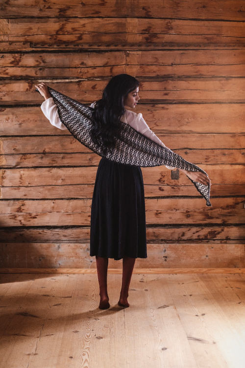 Rosengång - Rozen pad sjaal