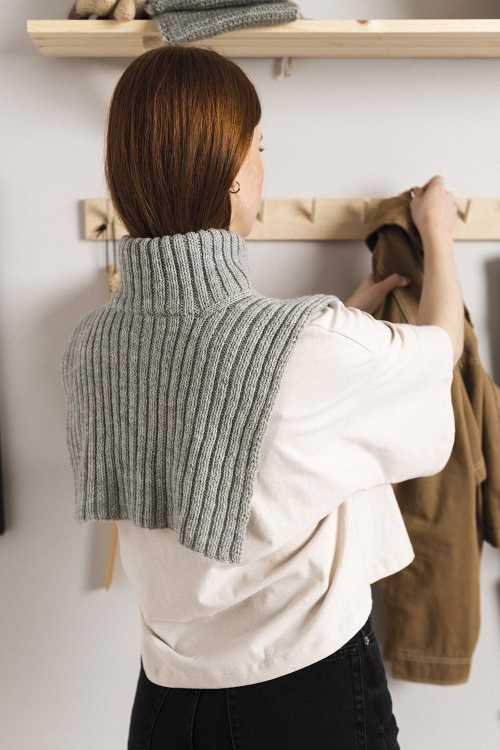 Leeds - boordsteek gebreide neppolo