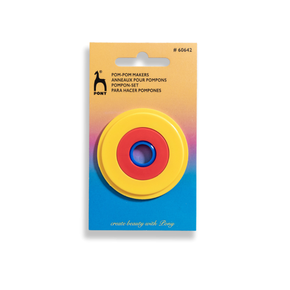 Pompon - set (3.5, 5, 7.5 cm)