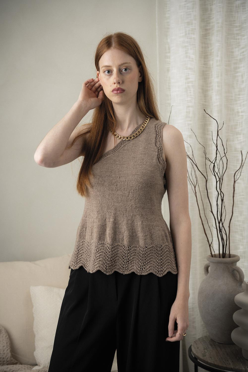 Catania – Topje met ajourpatroon